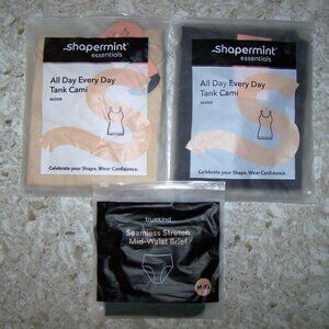Shapermint 3 pc set - 2 Every Day Tank Camis XXL + 1 Brief